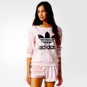 Adidas Originals Pastel Rose Sweatshirt -Rare-